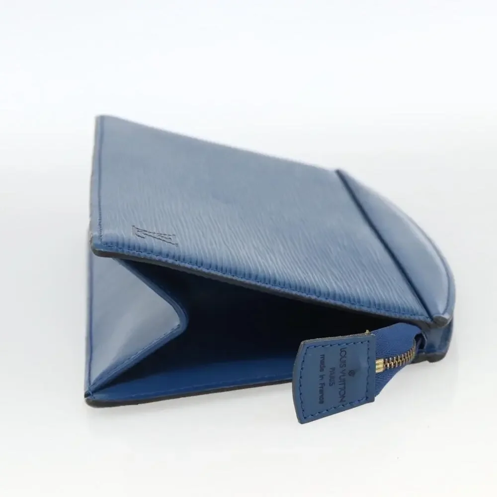 Louis Vuitton Epi Trousse Crete Pouch Blue